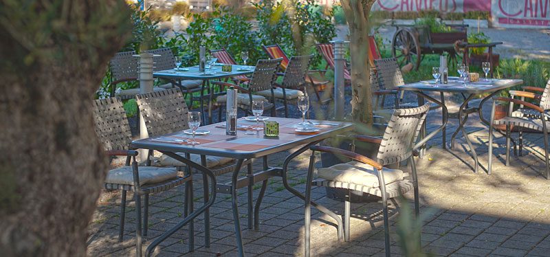 Terrasse Im Restaurant Campus in Ludwigsburg