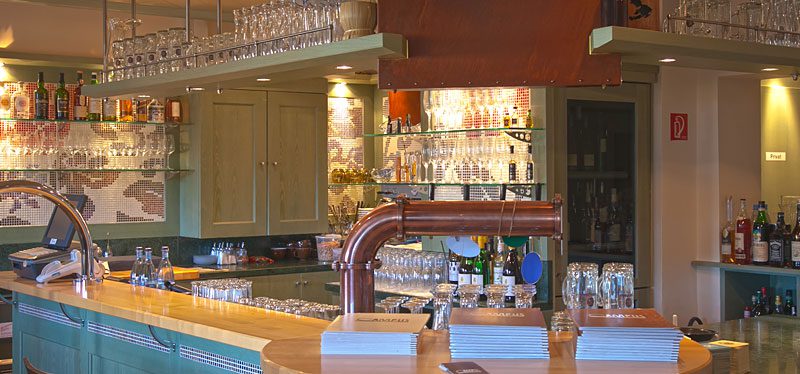 Theke Im Restaurant Campus in Ludwigsburg