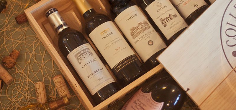 Weinkiste Im Restaurant Campus Ludwigsburg