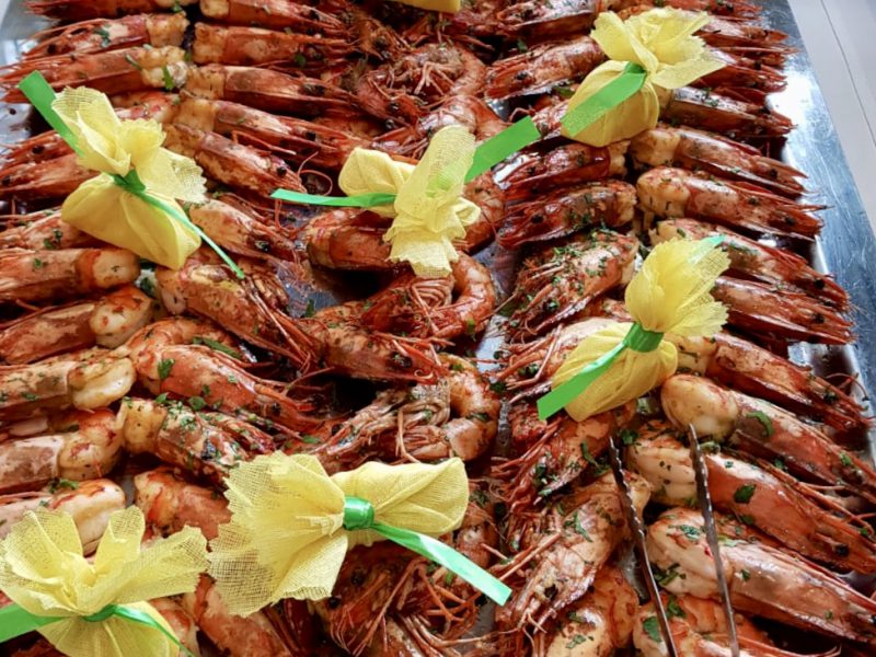 Riesengarnelen Buffet Hochzeitsfeier Im Restaurant Campus in Ludwigsburg