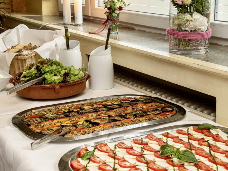 Hochzeitsfeier Buffet Im Restaurant Campus in Ludwigsburg