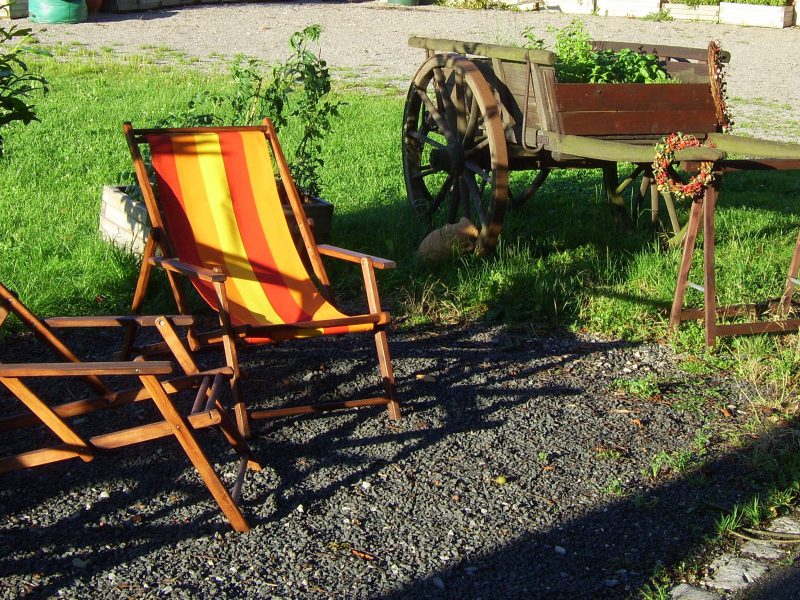Liegestühle Terrasse Im Restaurant Campus Ludwigsburg
