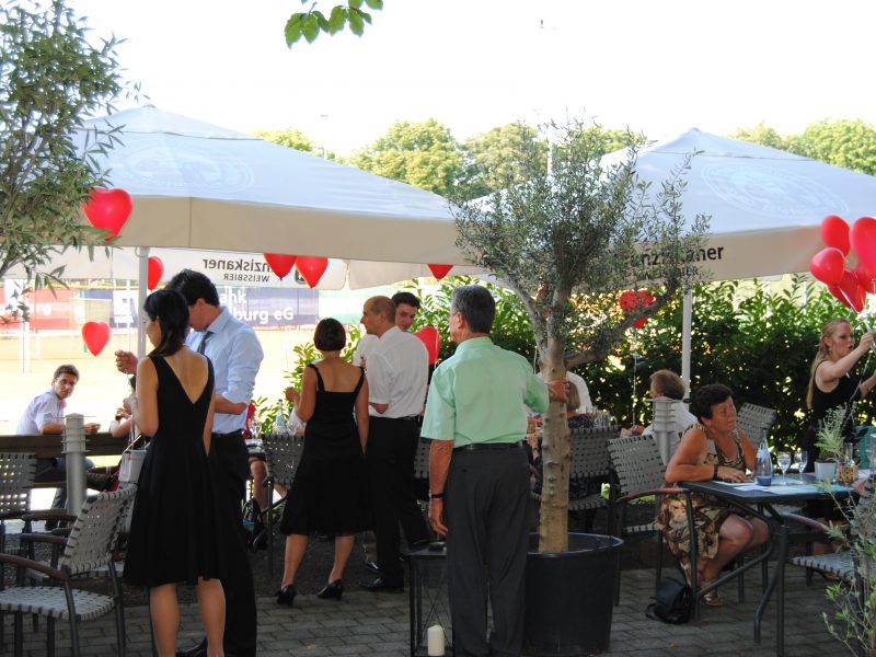 Luftballons Hochzeitsfeier Im Restaurant Campus in Ludwigsburg