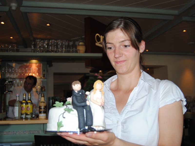 Hochzeitstorte Im Restaurant Campus in Ludwigsburg